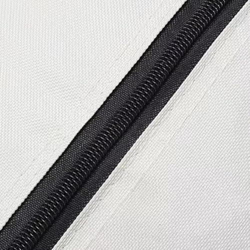 SiSinkal Heavy Duty Camping Storage Bag Waterproof Oxford Fabric Carrier for Folding Table Chair Set Outdoor Equipment Organizer for Travel Fitness and Road Trips(White-XL) — view 5
