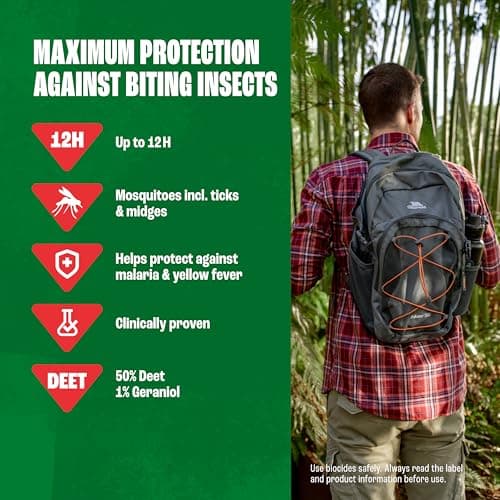 Jungle Formula Maximum Insect Repellent 50ml - Roll-On Repellent for Long-Lasting Protection - with DEET - Maximum Level of Protection Against Mosquitoes (Pack of 2) — view 3