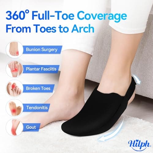 Hilph Foot & Toe Ice Pack Wrap for Broken Toes & Bunion Surgery Recovery — view 2