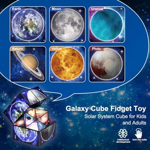 Euclidean Cube Fidget Toys for Kids 2 in 1 Fidget Cube Star Cube Puzzle Toy — view 5