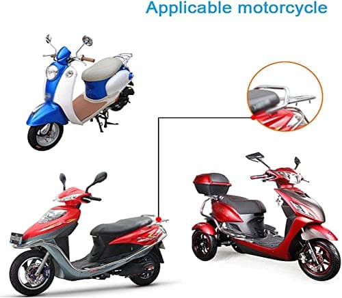 Motorcycle Trunk Travel Luggage Storage Box, Universal Motorcycle Helmet Top Box Luggage Storage For Motorbike Moped Back Rear Case,Many Colors Are Available (Color : Light Rose Gold) — view 2