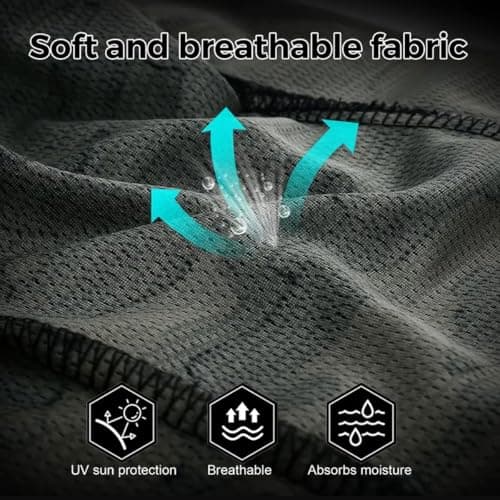 Camouflage Balaclava Mask Lightweight Breathable Camo Hood Snood Airsoft Military Army Hat Head Full Face Neck Cover Sheisty (UK, Alpha, S, L, Woodland Camouflage - Dark) — view 5
