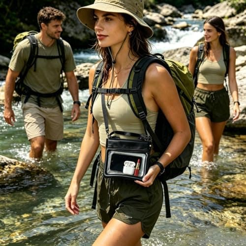 Waterproof Phone Shoulder Bag Underwater Storage for Beach Travel — view 2