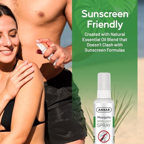 Anbar Natural Insect Repellent Spray 100ml for Body, Skin - 8 Hour Protection, Safe Deet-Free, Repels Mosquitoes, Midge, Biting Insects for Adults & Kids — view 4