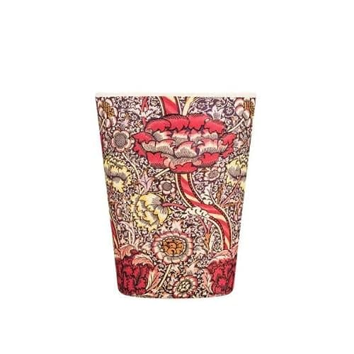 12oz 350ml William Morris Reusable Eco-Friendly 100% Plant Based Coffee Cup - Melamine Free & Biodegradable Dishwasher/Microwave Safe Travel Mug, Wandle — view 2