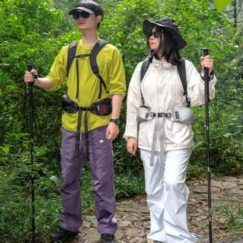 Posheliox Outdoor Waist Pack, Waterproof Hip Bag, Lightweight Fanny — view 2
