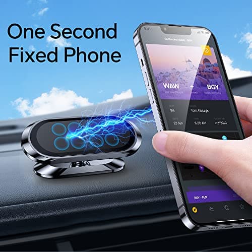 Coolpow Car Phone Holder【2-Pack】,Magnetic Phone Holder for Cars Dashboard — view 2
