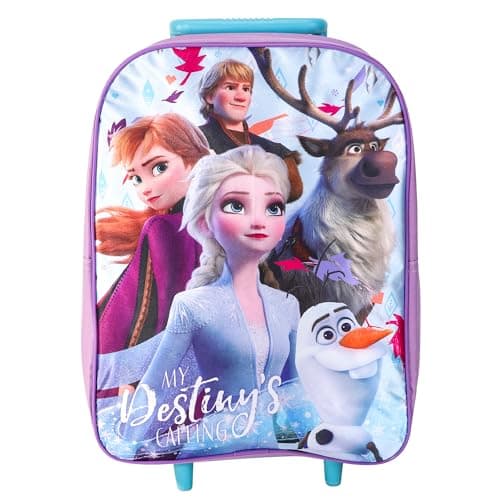 trolleys Frozen Kids Cabin Bag Suitcase - Lightweight with Wheels & Telescopic Handle - Ideal for Short Breaks, Holidays, Sleepovers, School Trips — view 4