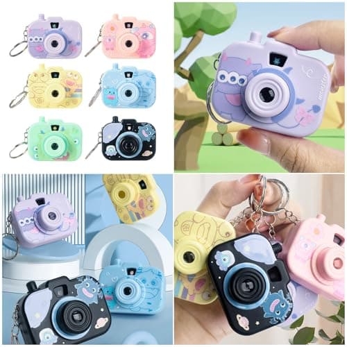PLCPDM Portable Cartoon Projector Camera Keychain for Children Educational Travel Friendly Boys Girls Children Interactive Projection Toy — view 2