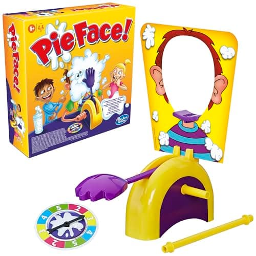 Hasbro Gaming Pie Face Whipped Cream Family Board Game for 5+ Year Old Kids, Party Games for 2 Players or More — view 2