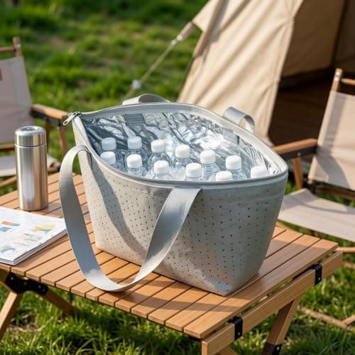 Cooler Tote Reusable Portable Waterproof Aluminum Foil — view 6