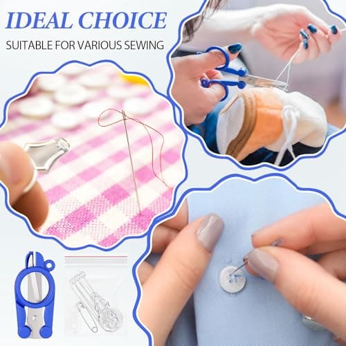 Knitgrip 15 Boxes Mini Sewing Kit Travel Size Pre Threaded Needle Emergency — view 5