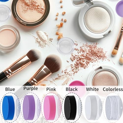30 PCS Colorful Sample Pots, 10ml Cosmetic Pot with Lids, Mini Travel Cosmetic Containers for Face Creams, Sample, Make-Up — view 5