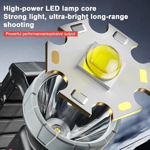 Flashlight Solar Powered Portable Rechargeable Solar Powered Long-Lasting — view 5