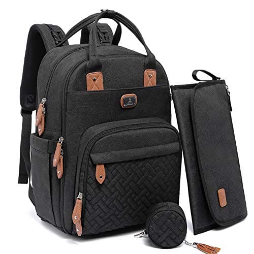 Dikaslon Baby Changing Bags Backpack, Large Baby Bag, 19 Pockets, Outdoors