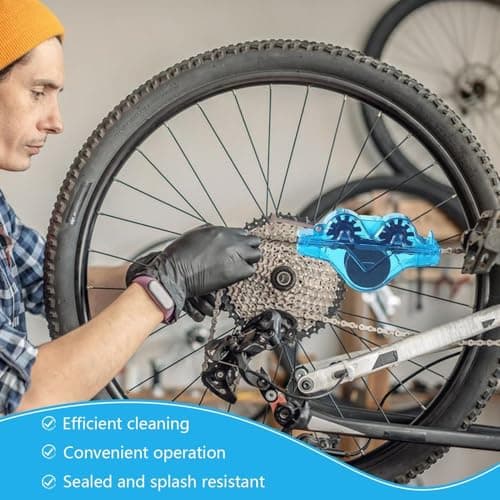 Chain cleaningKit | Bike Chain Washer cleaningBrush Set - Portable cleaningTools Bike Accessories For Road Mountain Fitness Travel Outdoor Riding Cyclists Commute — view 3