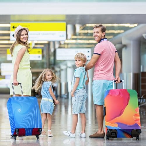 PATIKIL Luggage Covers, Fits 26-29 Inch Washable Suitcase Cover Protectors Anti-Scratch Travel Luggage Covers for Suitcase Holiday Trips — view 6