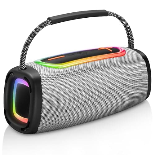 2026 New Bluetooth Speaker, 60W Portable Speaker with 36 Hour Playtime, 6000mah Speakers Wireless Bluetooth 5.4 with Louder Volume & Enhanced Bass, Built-In Mic, Stereo Sound , Outdoor/Party/Gifts