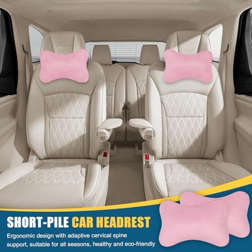 2 Pcs Car Neck Pillow,Headrest Car Seat Neck Support Pillows,Pillow Cushion — view 6