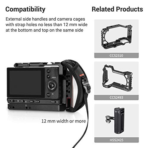SMALLRIG Hand Strap Compatible with Camera Cage and External Side Handle — view 2