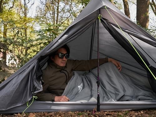 Nature Link Ultralight Backpacking Sleeping Bag 1.77lbs, Warm Weather Sleeping Bag 50℉-63℉, Nylon Shell and Lining, Waterproof, Compact and Lightweight for Backpacking Camping Hiking — view 6