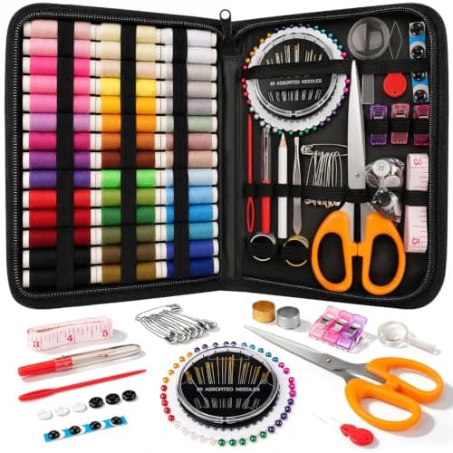 Coquimbo Sewing Kit for Adults Beginner, 160 Pieces Needle and Thread Kit
