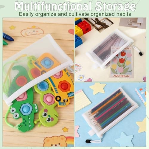 3 Packs Fidget Popper Sensory Toys, Cute Animal Push Bubble Toys for 1-3 Y — view 5