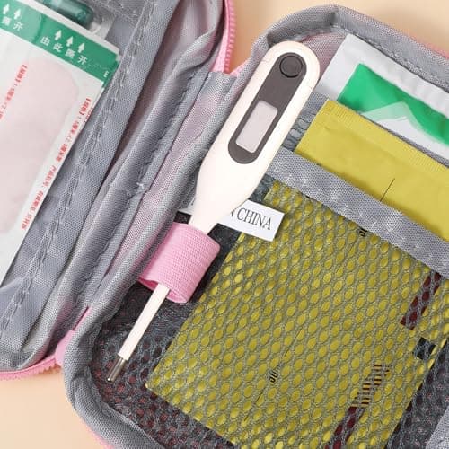 ViEinkaufen 4Pcs Pink First Aid Kit Bags — view 3