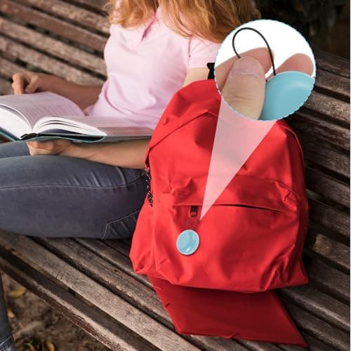 Bewudy Ear Plug Carrying Cases, Earplug Cases, Portable Mini Storage Case, Earbud Plug Organizer Ear Plug Case Small Storage Case for Travel (Blue) — view 6