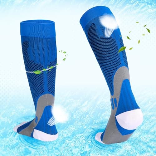Zuimei 3 Pairs 20-30 mmHg Compression Socks for Men Women — view 4
