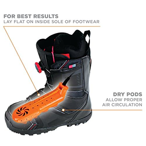 DryGuy Travel Dry DX Boot Dryer and Shoe Dryer, Orange — view 2