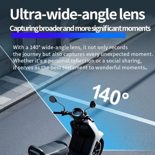 Jnchdghwa Motor Rearview Mirror Camera Panoramic Motorcycle Dashcam 4K HD Mobile Hotspot USB-Powered Outdoor Sports Action Camera — view 6