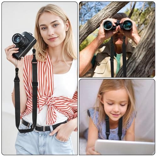 Mabor 1 Pcs Adjustable Shoulder Strap, Nylon Camera Strap, Comfortable Neck Straps for Cellphone Tablet, Camera, Laptop, Binocular, Luggage Bag — view 5
