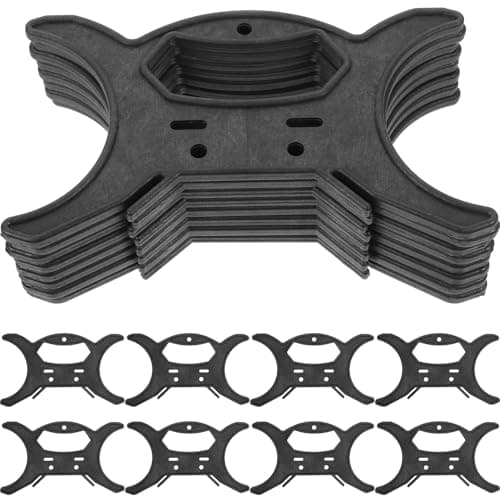 LOPUNER 8 Pack Cord Storage Organizer Handle, Black Plastic