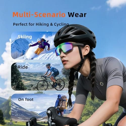 QQCHGOL 2026 4K Al Camera Glasses,8MP Smart Bluetooth Sport Cycling Eyewear — view 4