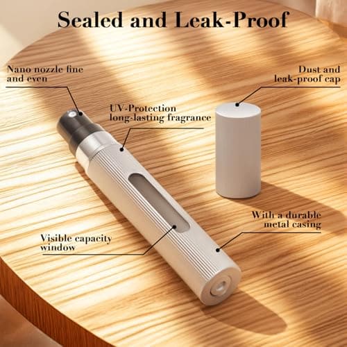 Maxumille 3PCS Perfume Atomiser 8ml, Small Aftershave Spray Bottle for Trip — view 5