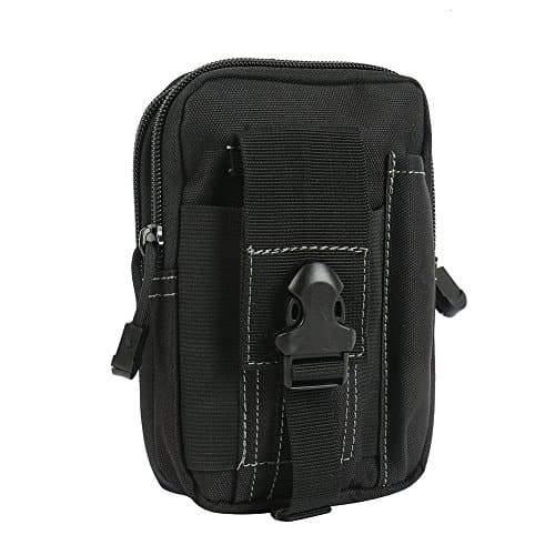 K-S-Trade Belt Pouch Holster + Headphones Compatible With Oppo Reno5 Pro+ Artist Limited Edition Extra Compartments With Space For Power Bank Hard Drive Black 1x — view 2