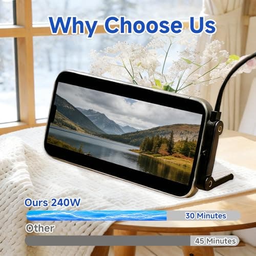 Synclum 2PCS 2-in-1 Invisible USB C Charging Cable with Foldable Stand — view 4
