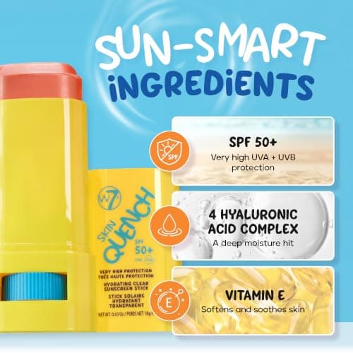 W7 Skin Quench Face SPF 50 Sunscreen Stick — view 3