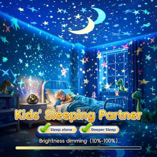 Dinosaur Toys for Boys,3HD Films Night Light Projector,31 Colors Boy Toys — view 5
