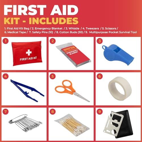 GADLANE Car Breakdown Emergency Kit - Large Roadside Car Emergency Kit — view 3