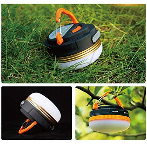 Mostop 2 Pack Camping Light Lantern LED USB Rechargeable Lamp Waterproof 3 Modes Power Bank Tent Lights for Outdoor Camping Hiking Emergency — view 6