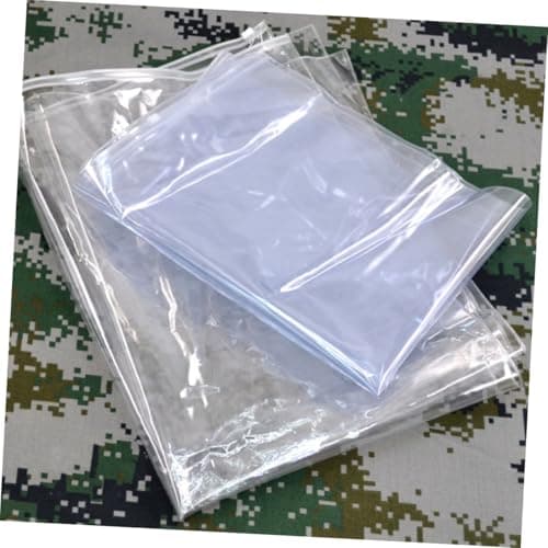 GARVALON Sealable Map Bag Medium Portable File Folder Organizer for Hiking and Outdoor Use Thick Transparent Storage Pouch for School Documents and Business Cards — view 5