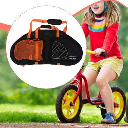 blloocod Balance Bike Bag Scooters Storage Case Kids Scooters Carrying Case Children Balance Bikes Cases Transport Cover Organizer- Orange — view 2