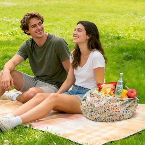 QZDAFFIC 2Pcs Waterproof Tote Bags, Zip Top with Adjustable Straps — view 2