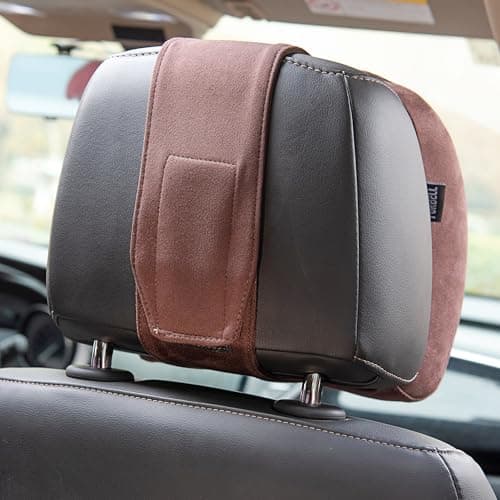 Forbell Car Headrest Neck Pillow, Brown — view 6