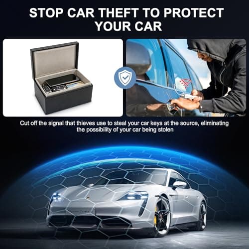 Faraday Box for Car Keys with 2 Faraday Pouches, Holds 15 Keys — view 2