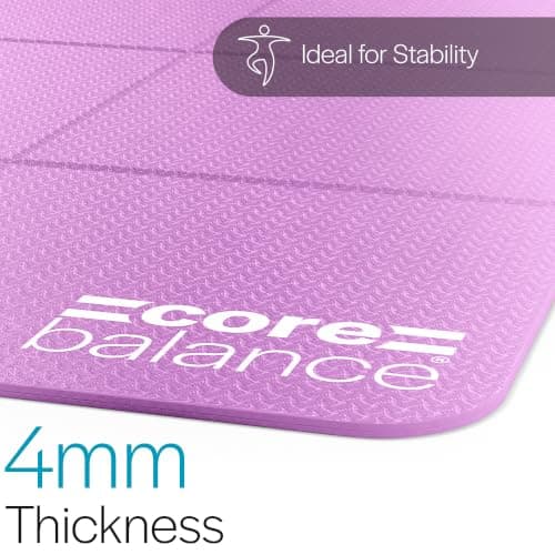 Core Balance Foldable Travel Yoga Mat, Pink — view 4