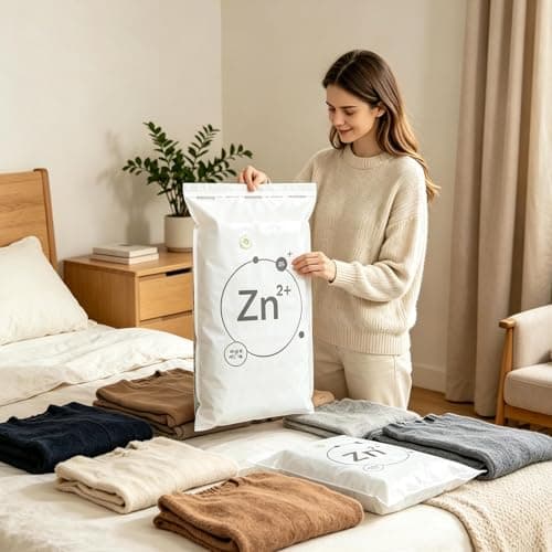 Vacuum Bags for Travel Compression without Pump with Closure — view 2