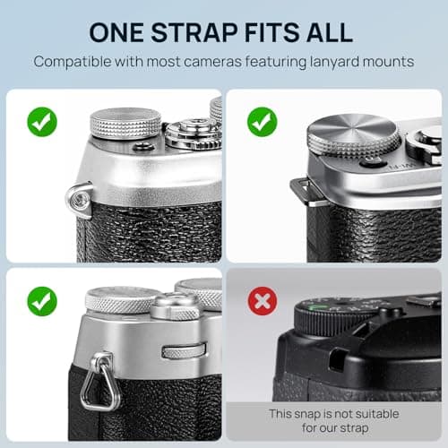 MoKo Rope Camera Strap Compitable with Canon Sony Fuji DSLR — view 4